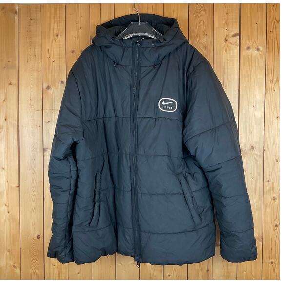 Nike Other - Men’s Nike Air Therma-Fit Hooded Puffer Jacket, Black - Size XL